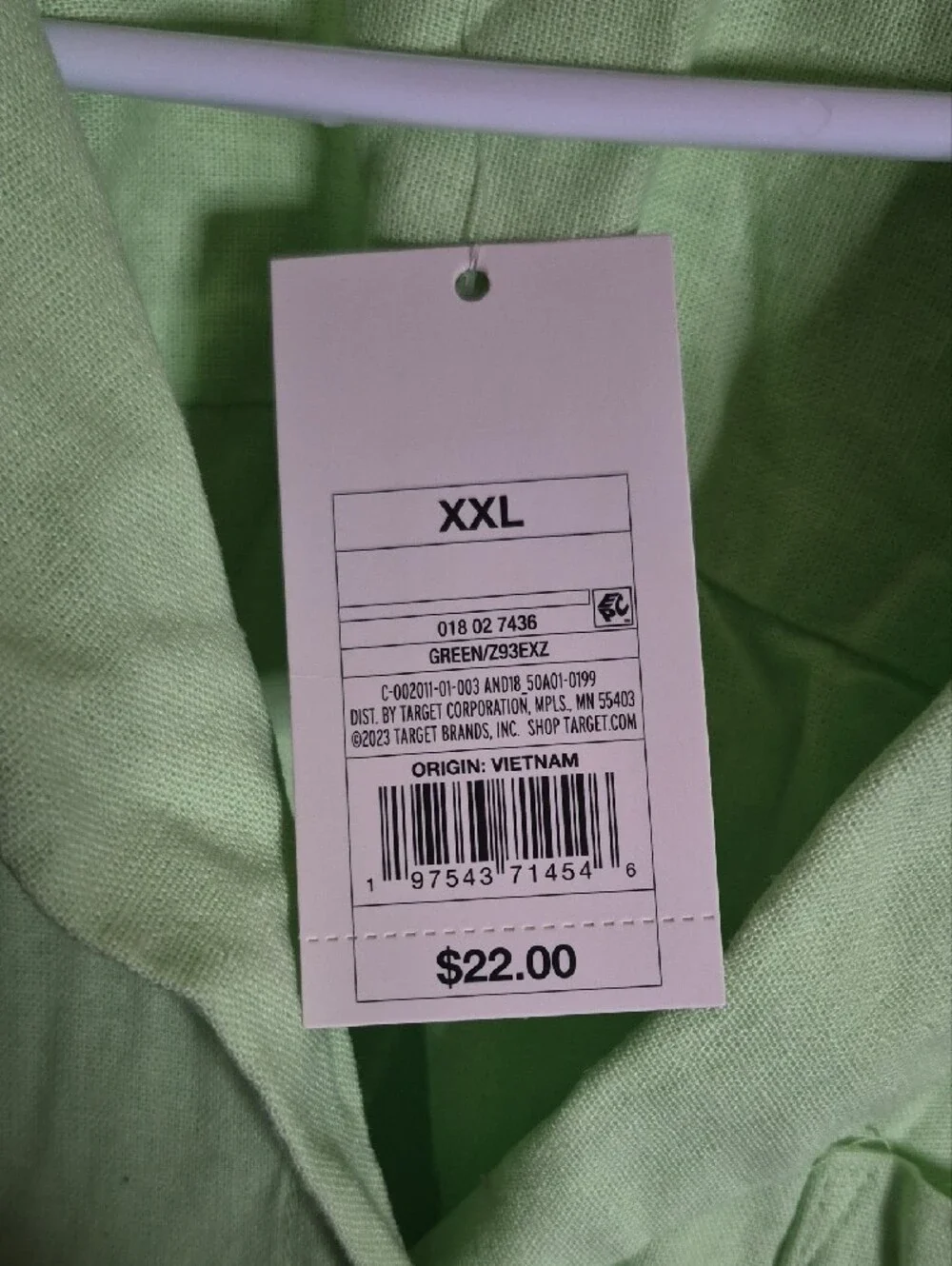 a new day Light Green Button Down Shirt